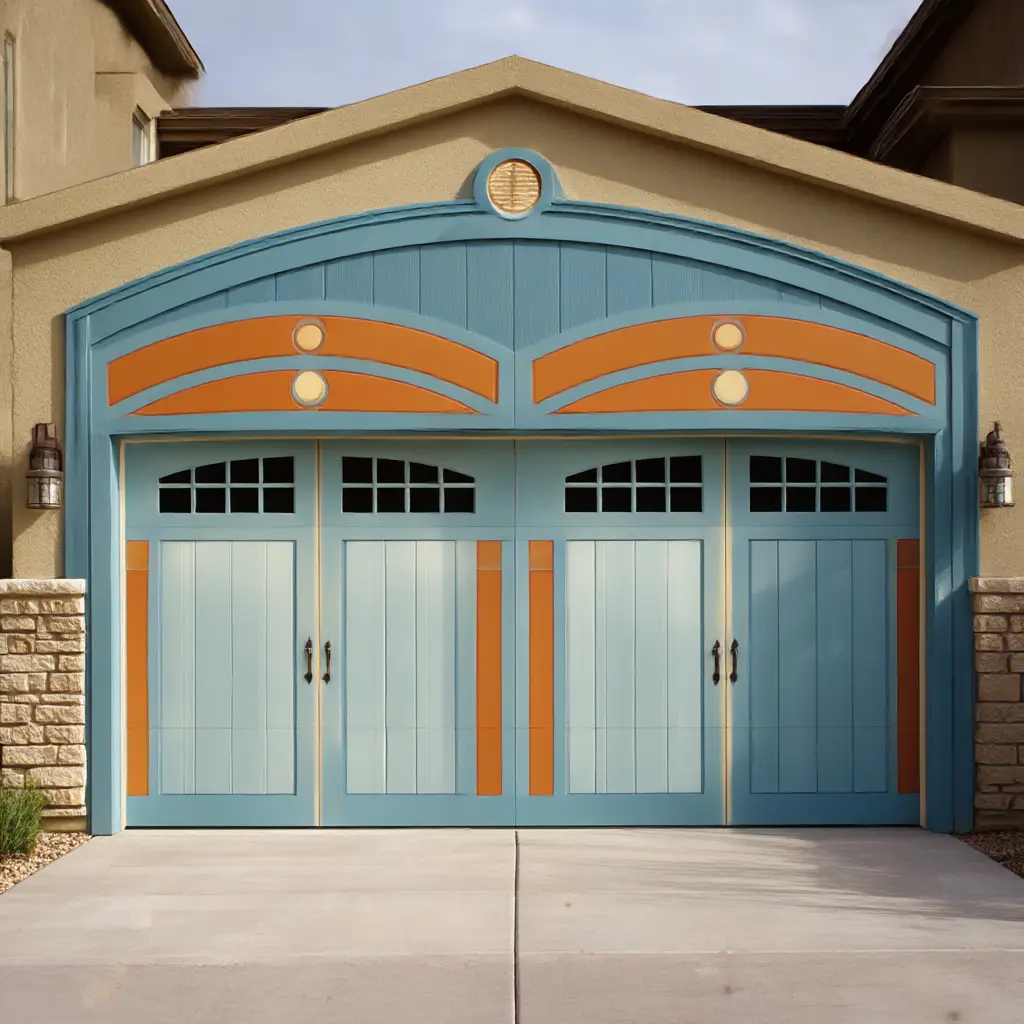 Custom Painted Garage Doors