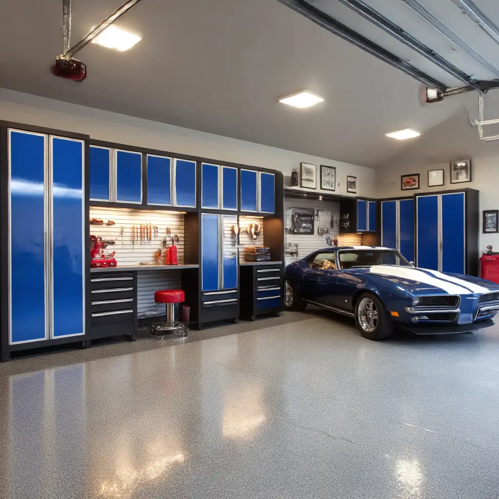 Custom-built cabinets