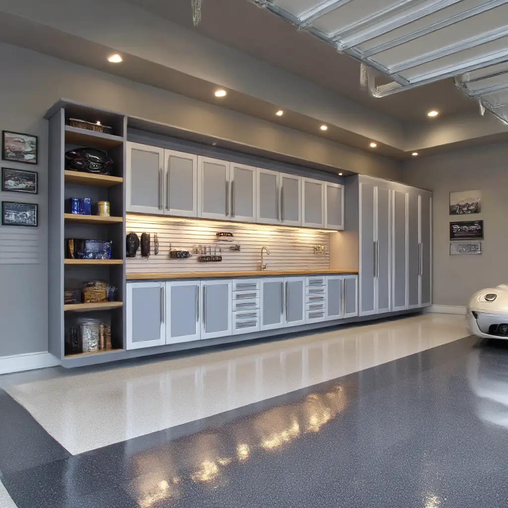 Custom built-in shelving
