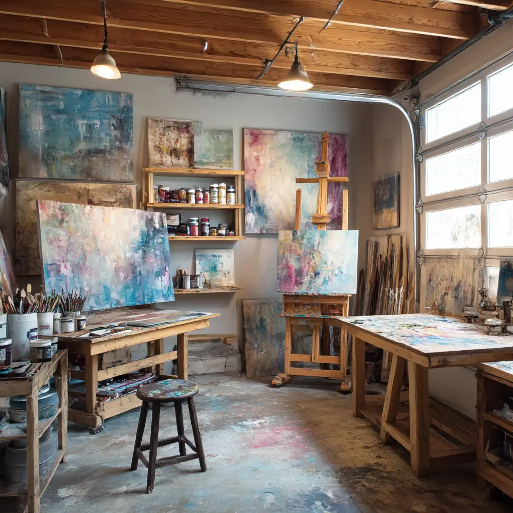 DIY Art Studio Space
