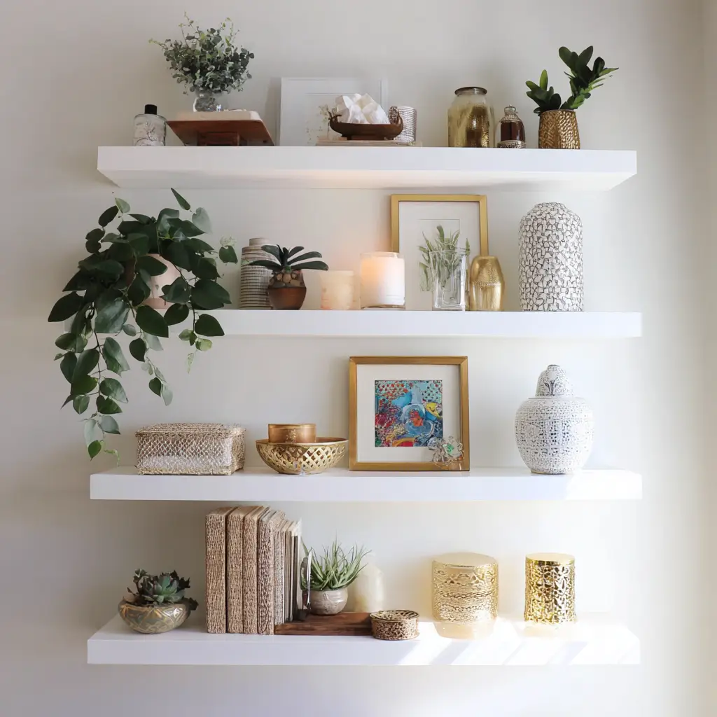 DIY Floating Shelves