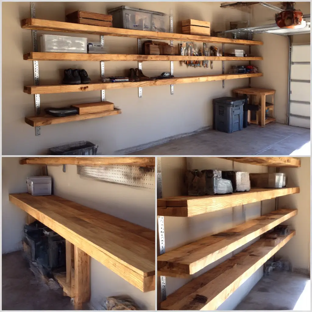 DIY Pallet Shelves