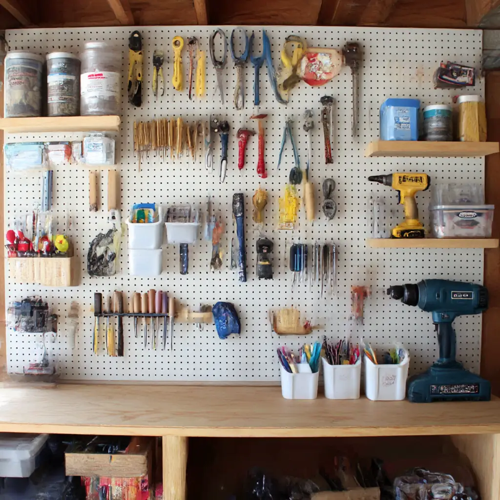 DIY Pegboard Organization