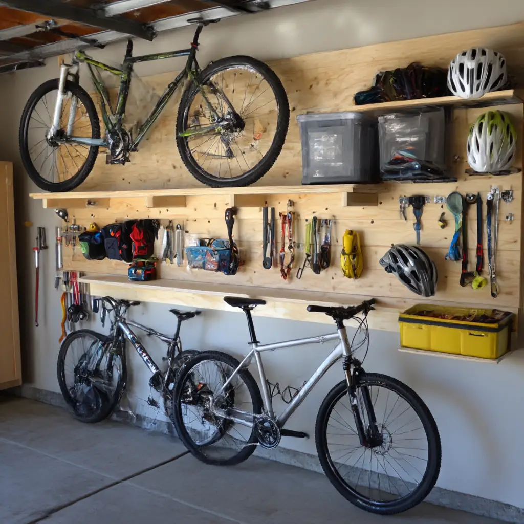 DIY Wall Storage for Gear