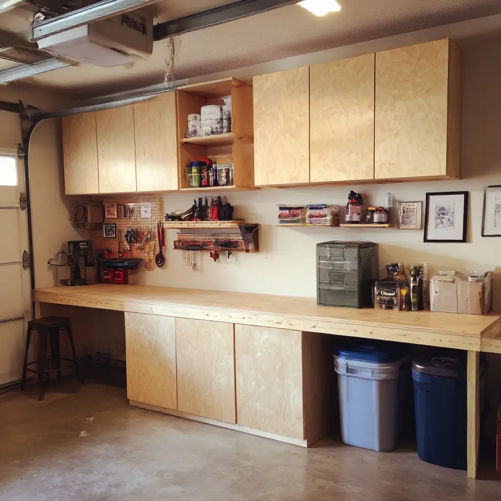 DIY plywood cabinets