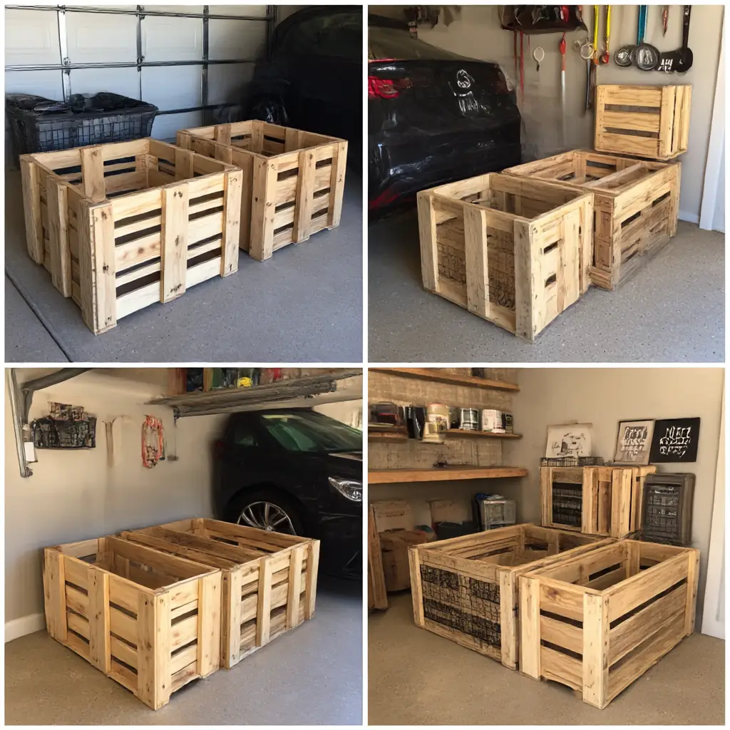 DIY wooden crates