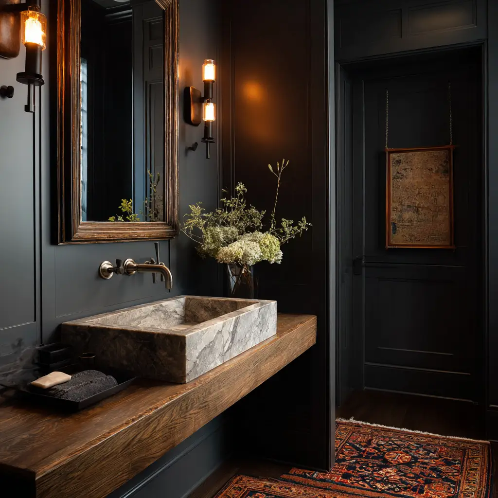 Deep Charcoal Walls