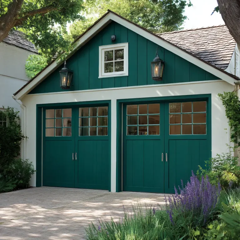 18 Garage Door Ideas with Red Brick