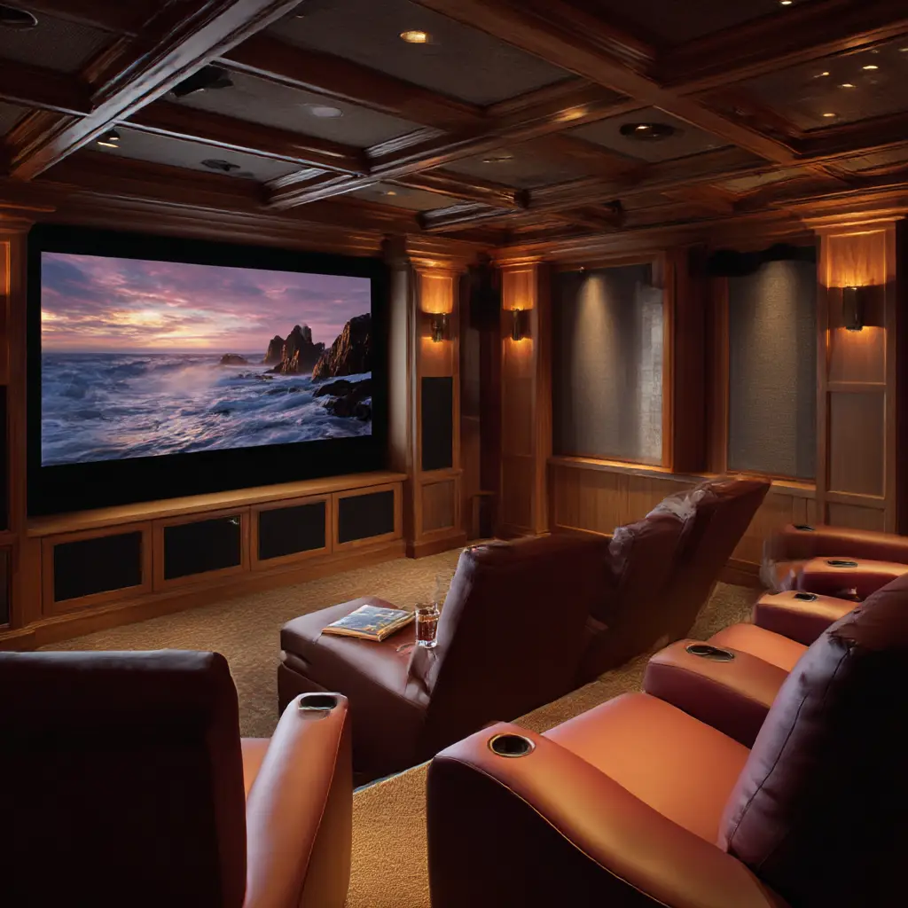 Design a home theater setup