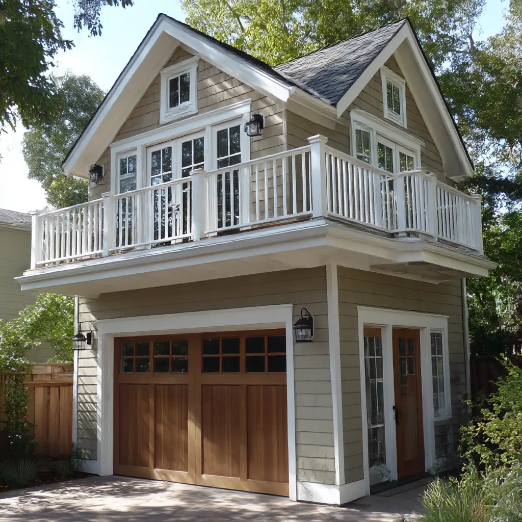 Detached Garage with Balcony