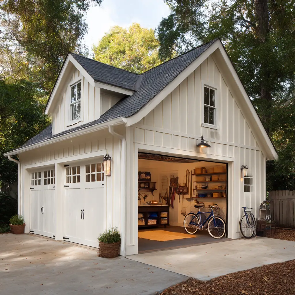 Detached Garage with Extra Storage