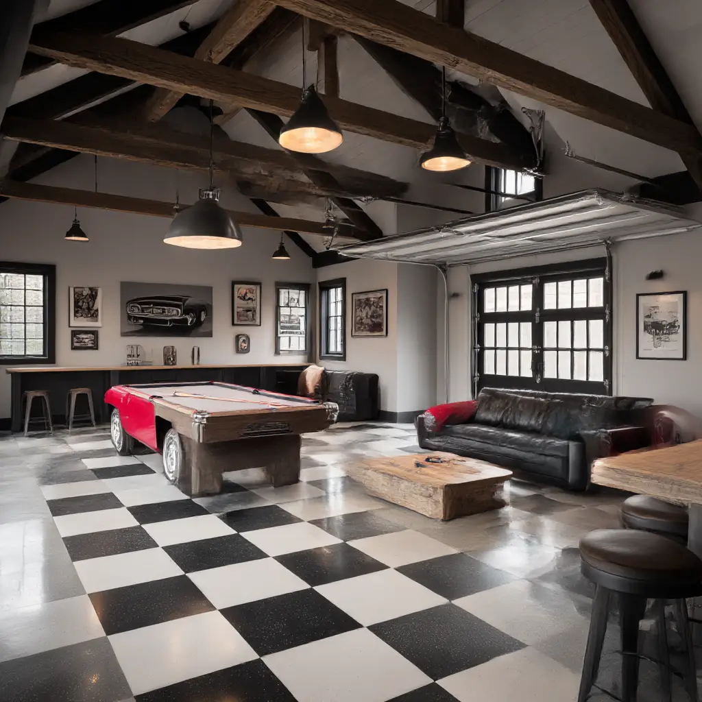 Detached Garage with Games or Hangout Room
