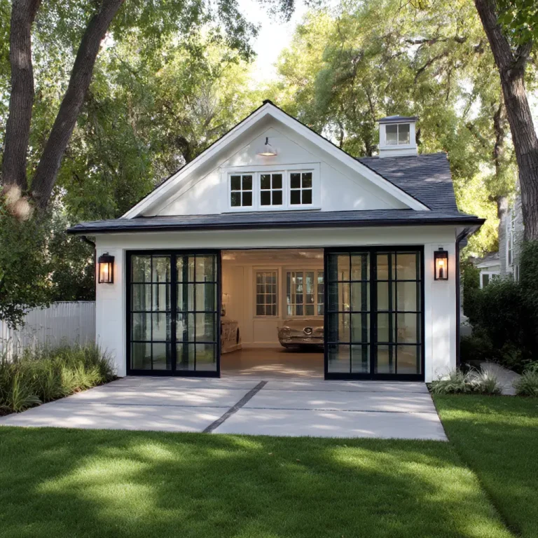 18 Detached Garage Ideas for the Backyard Side