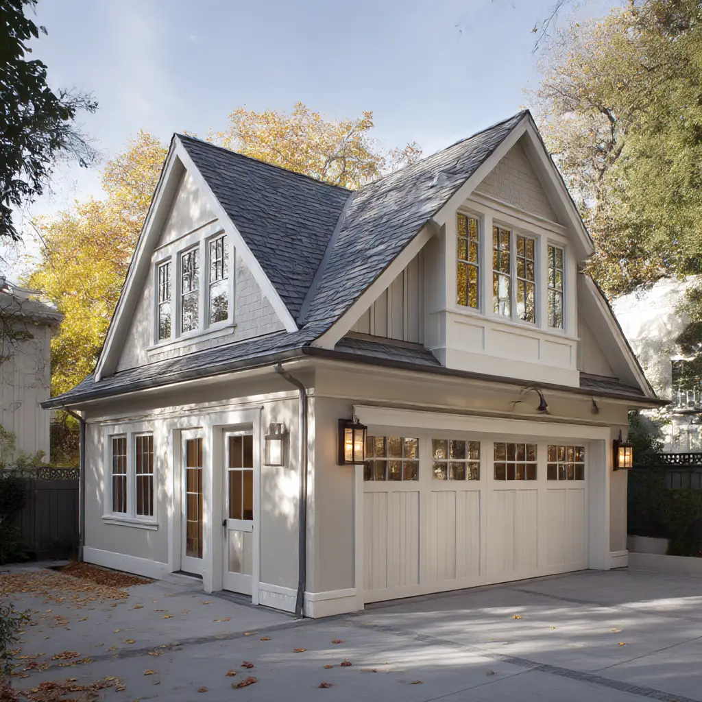Detached Garage with Living Space Above