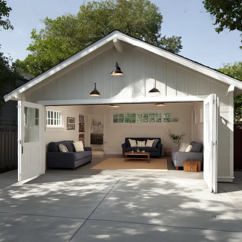 Detached Garage with Lounge Space