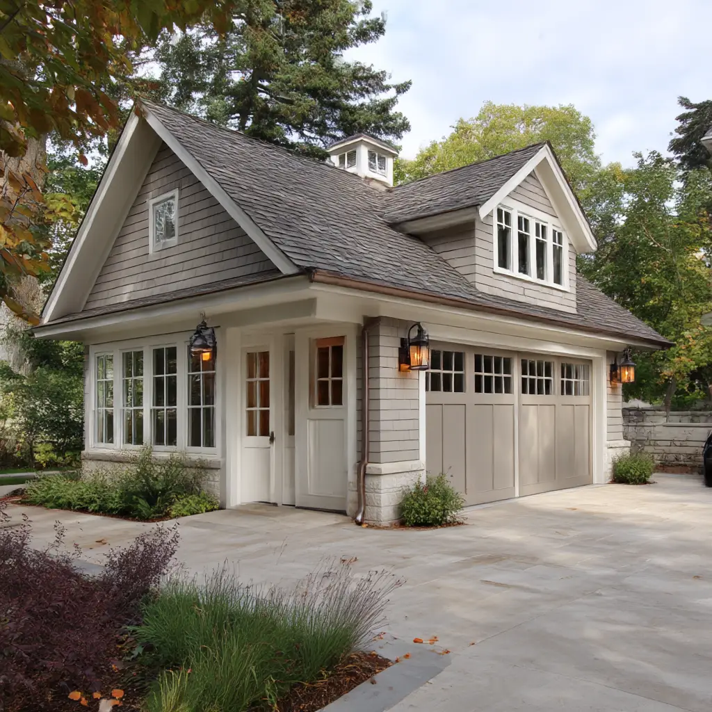 Detached Garage with Side Entry