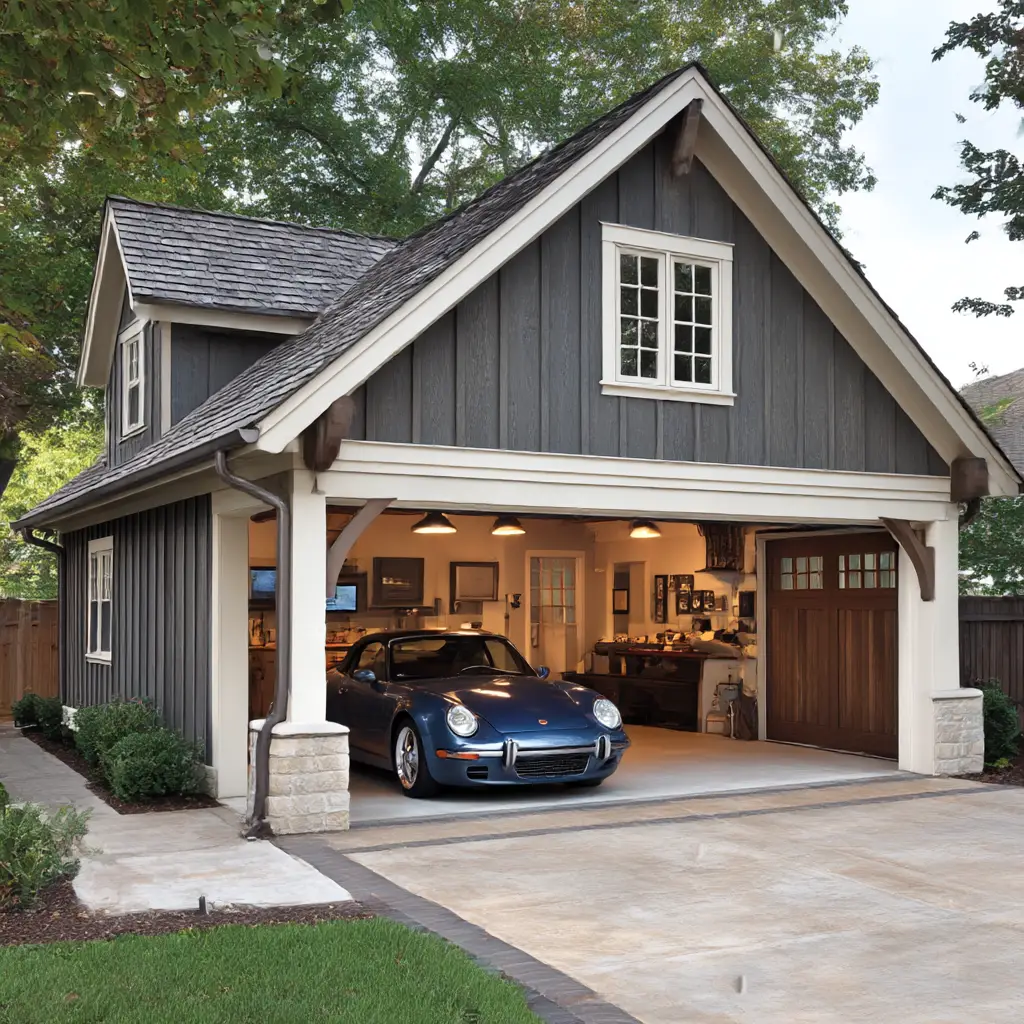 Detached Garage with Smart Features