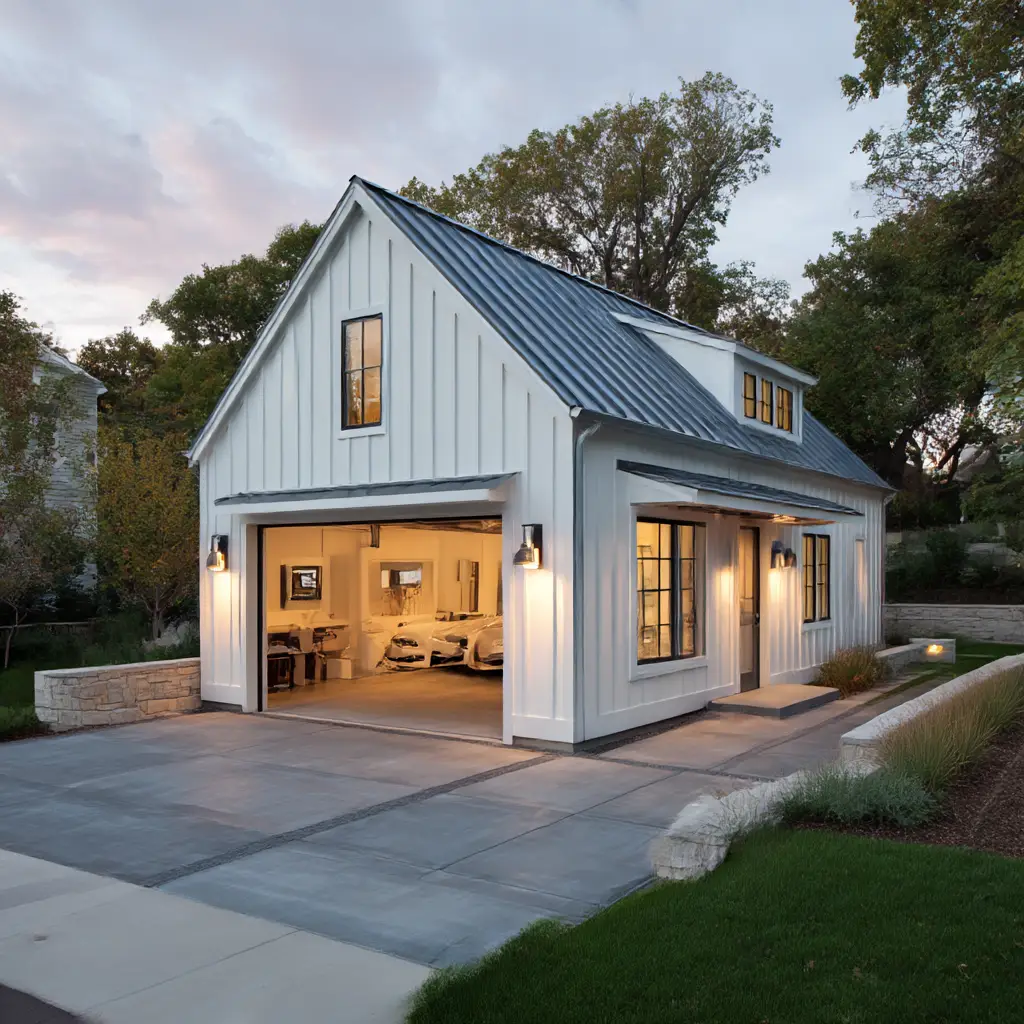Detached Garage with Smart Technology