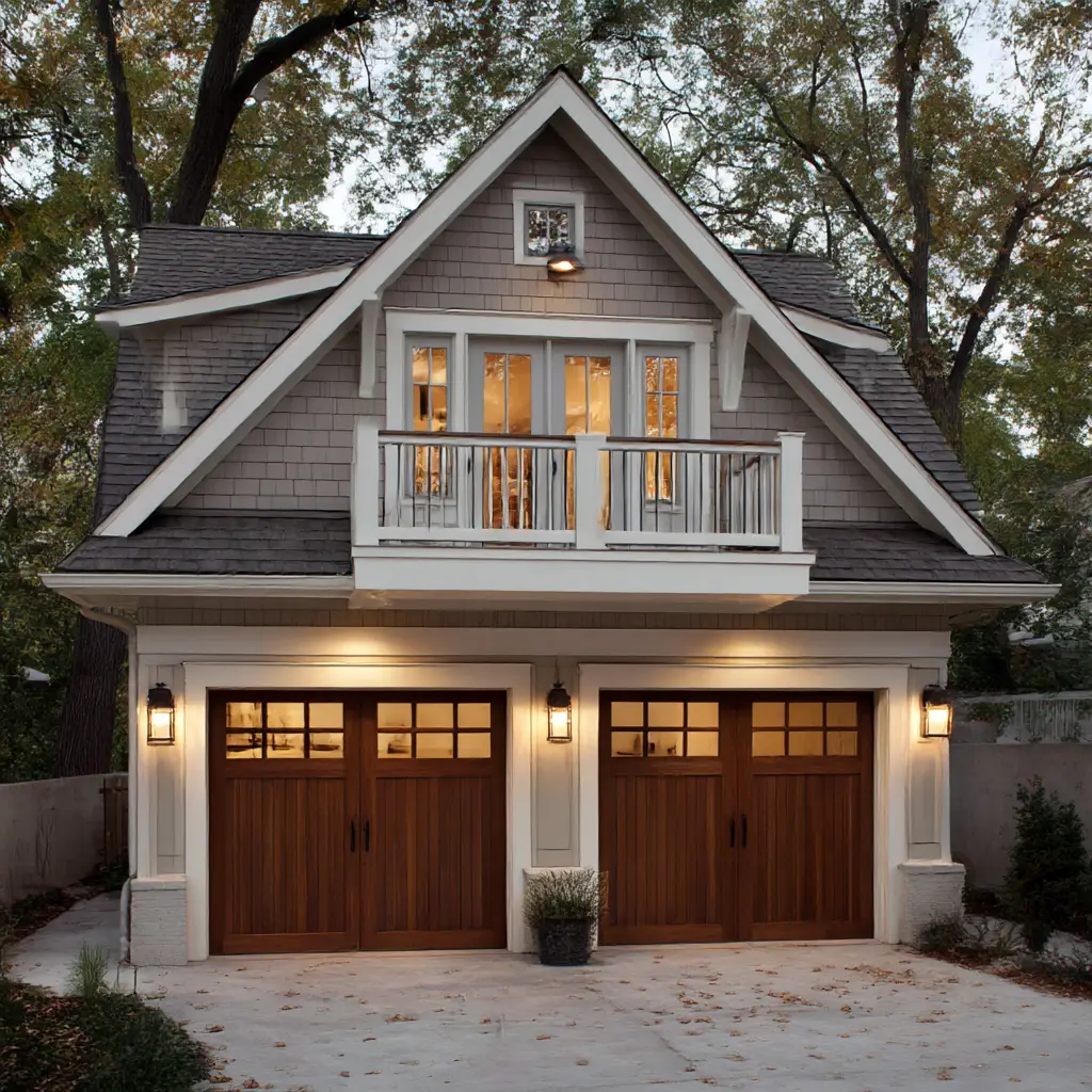 Detached Garage with Storage Loft