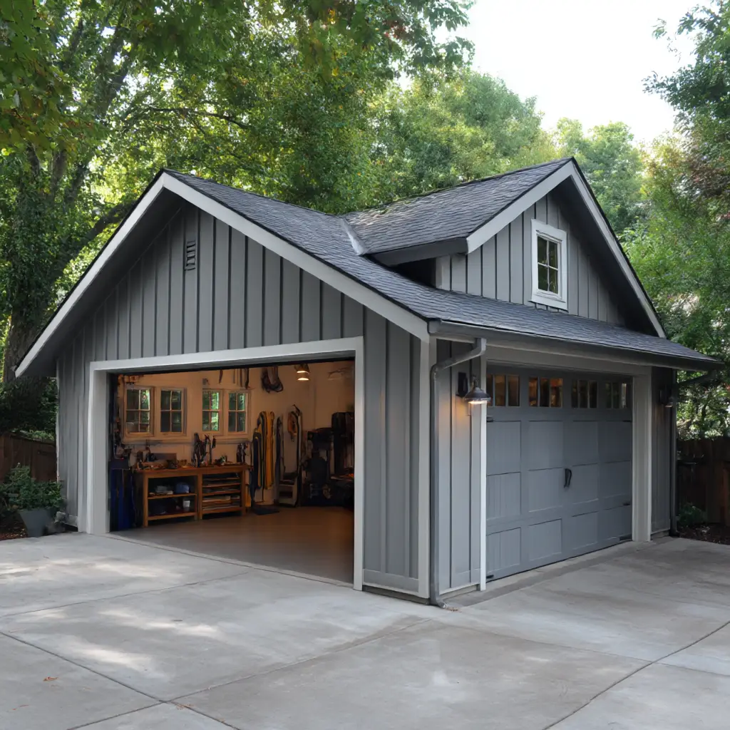Detached Garage with Workshop