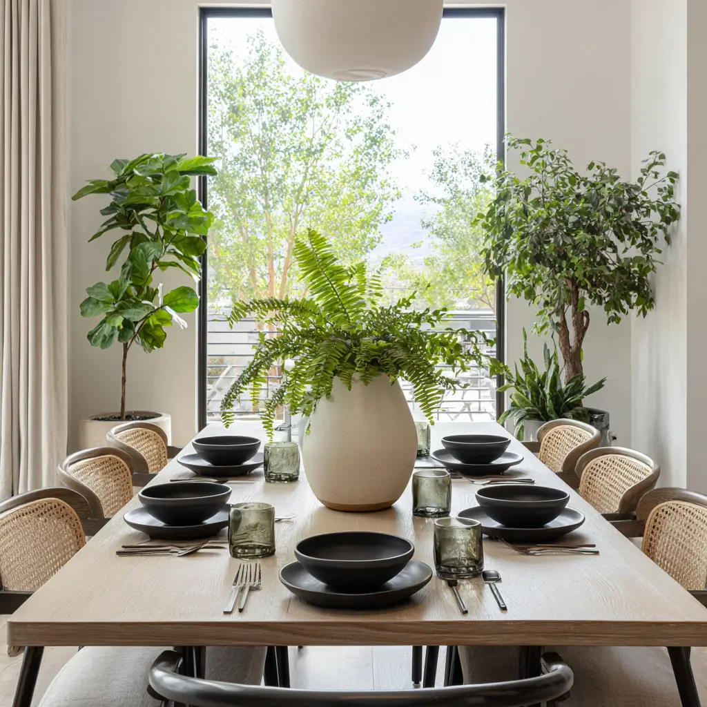 Dining Table Plant Centerpiece