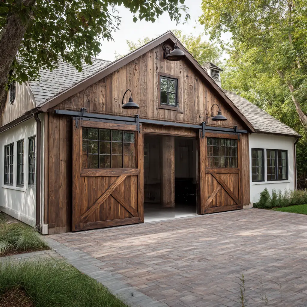 Double Barn Door Look