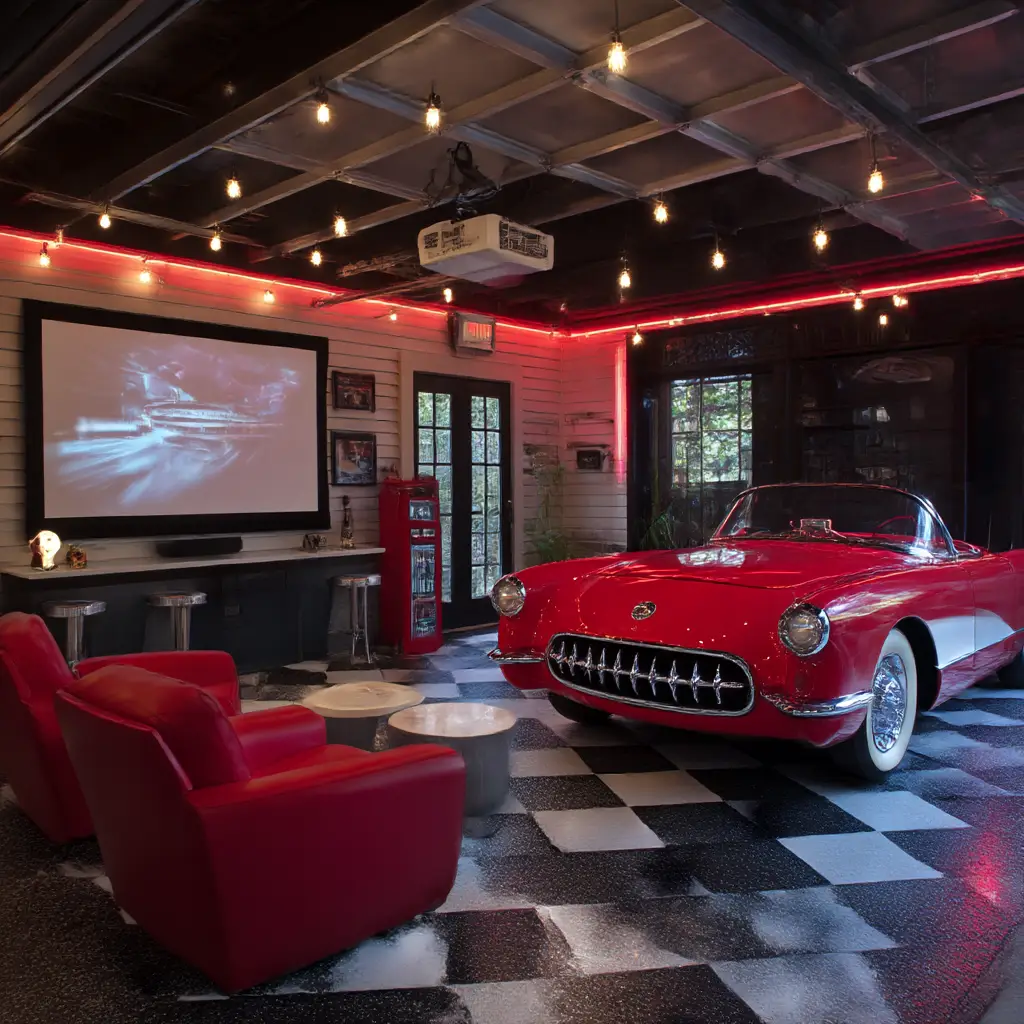 Drive-In Entertainment Garage