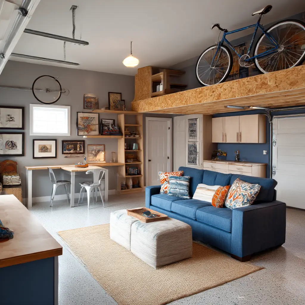 Dual-purpose garage apartment