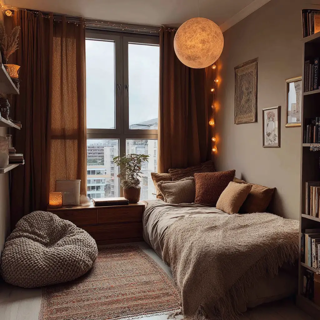 Earthy Brown Curtains