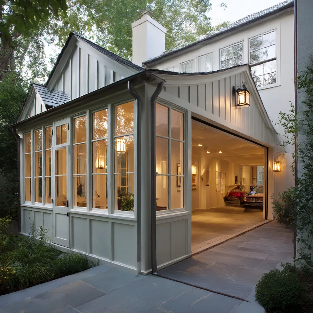 Enclosed Breezeway with Windows