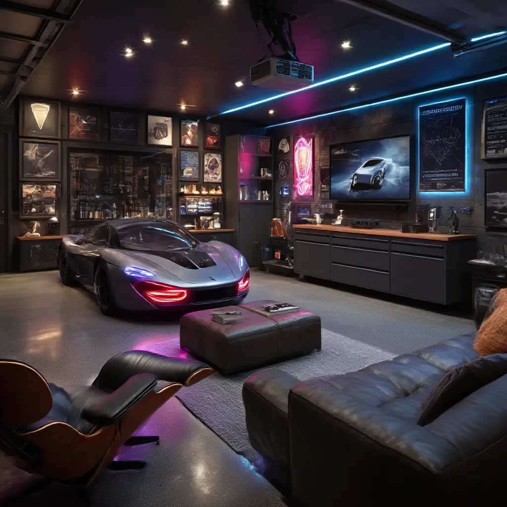 Entertainment garage