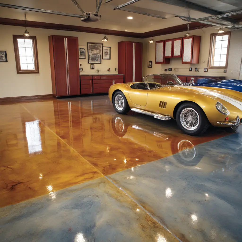 Epoxy-coated floors