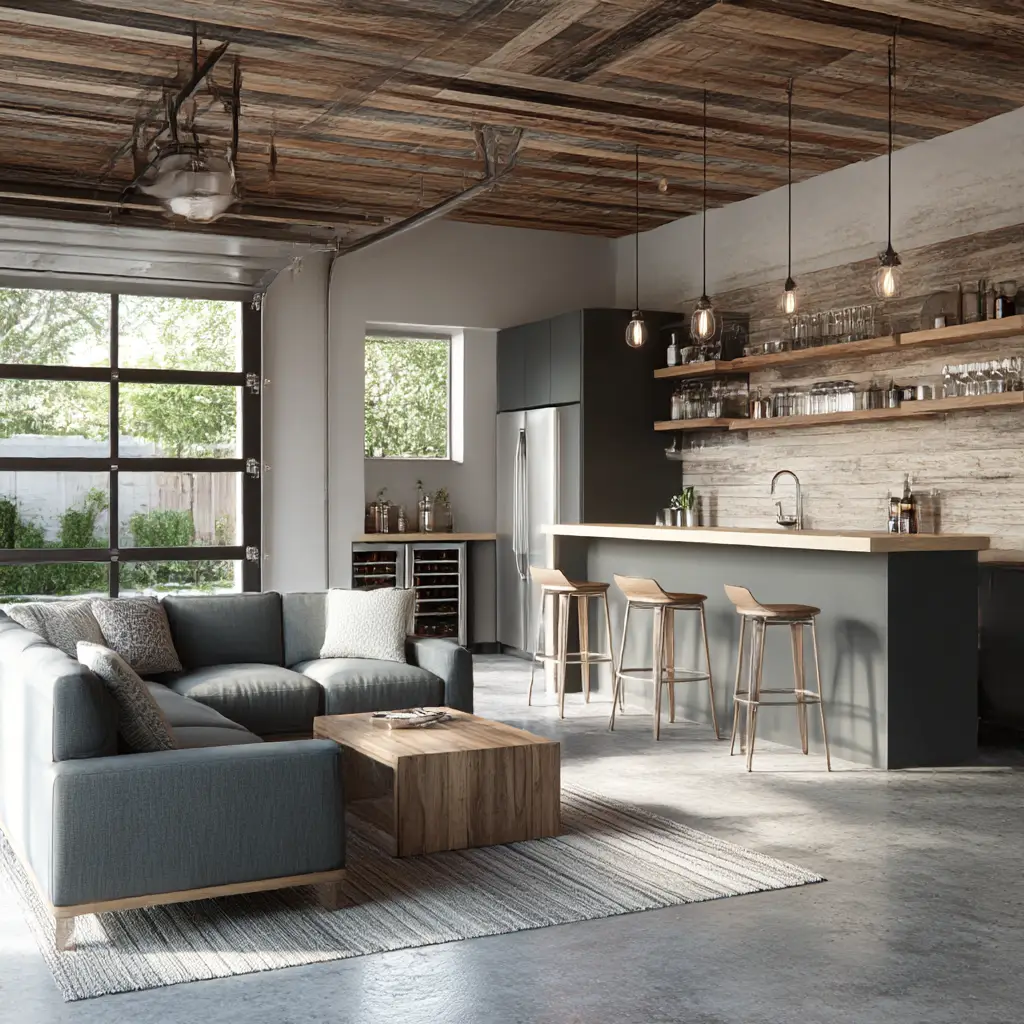 Family-Friendly Garage Bar
