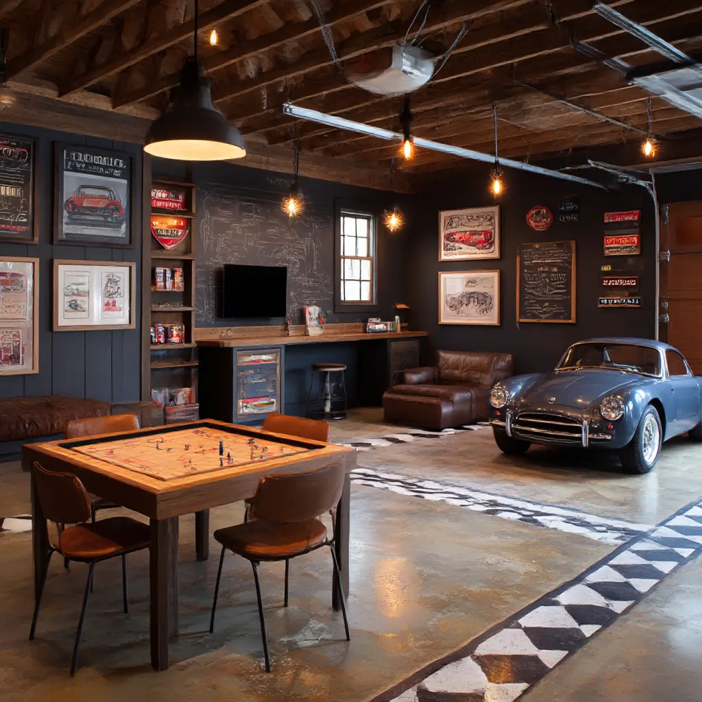 Family Game Night Garage