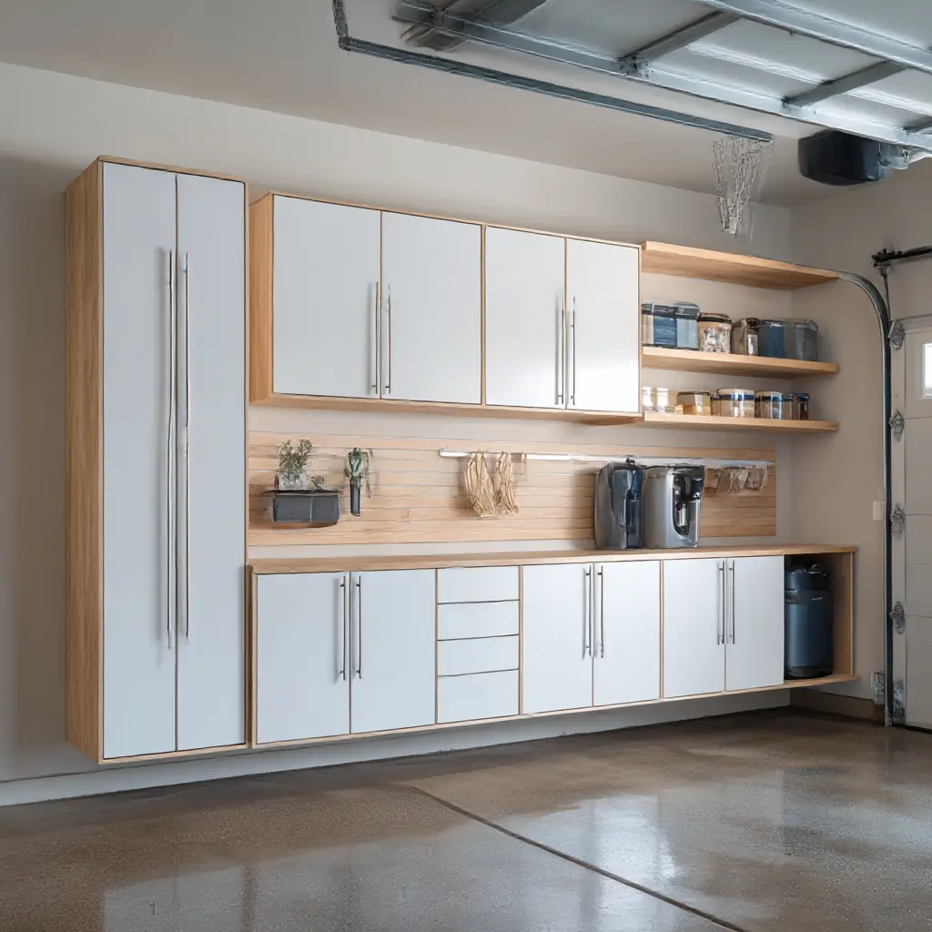 Floating Cabinet-Shelf Combo