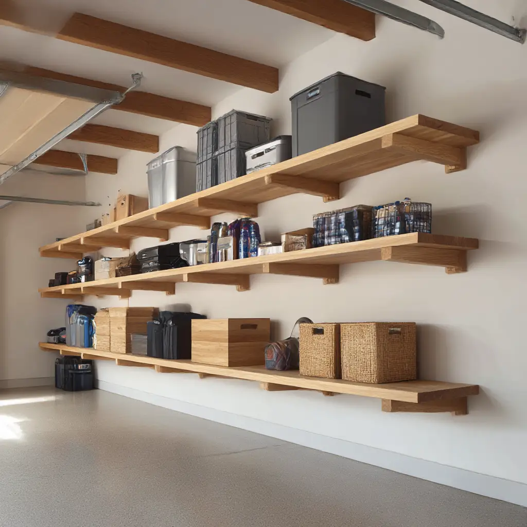 Floating Wooden Shelves