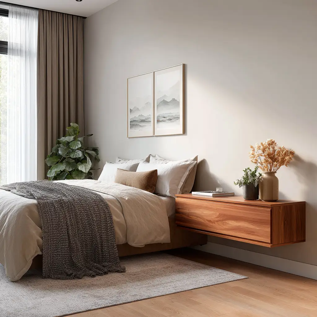 Floating wall-mounted dresser