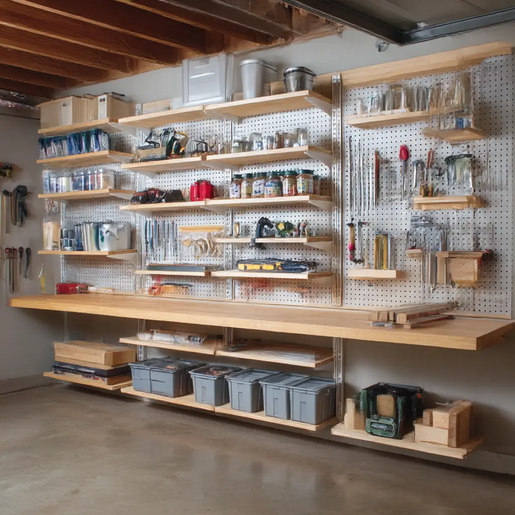 Fold-Down Shelves