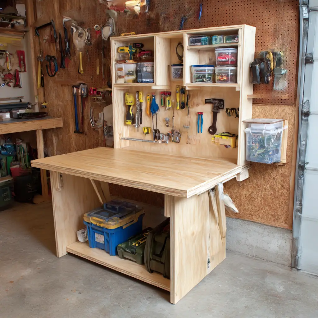 Foldable work table