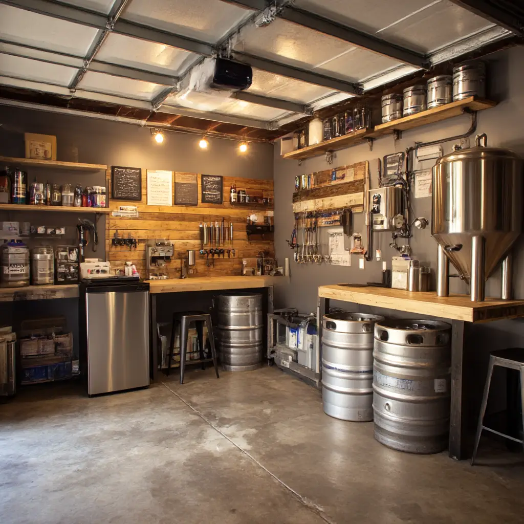 Garage Brewery Setup