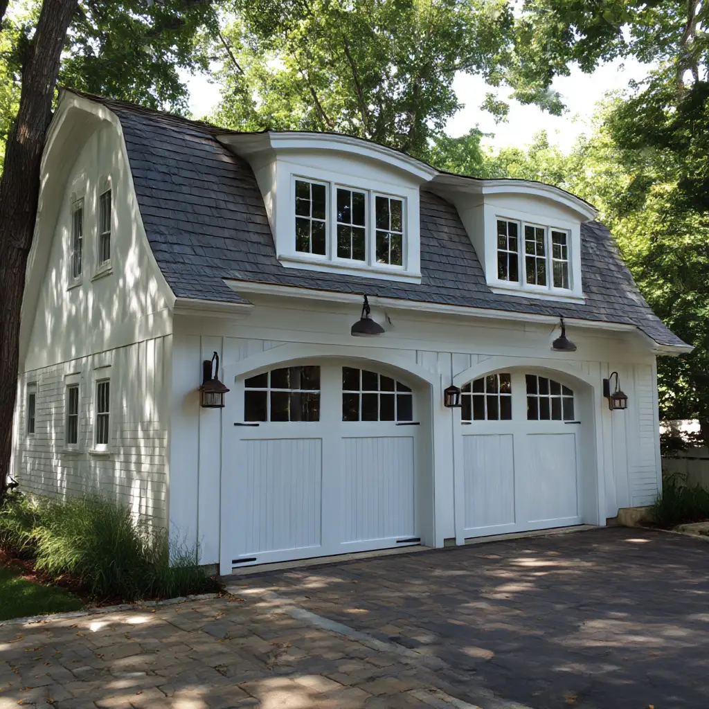 Garage Doors with Transom Windows