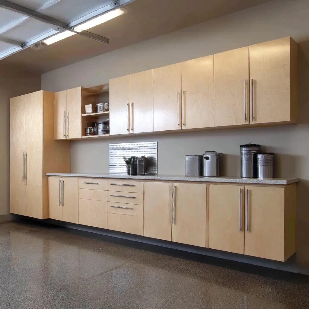 Garage Wall Cabinets with Doors