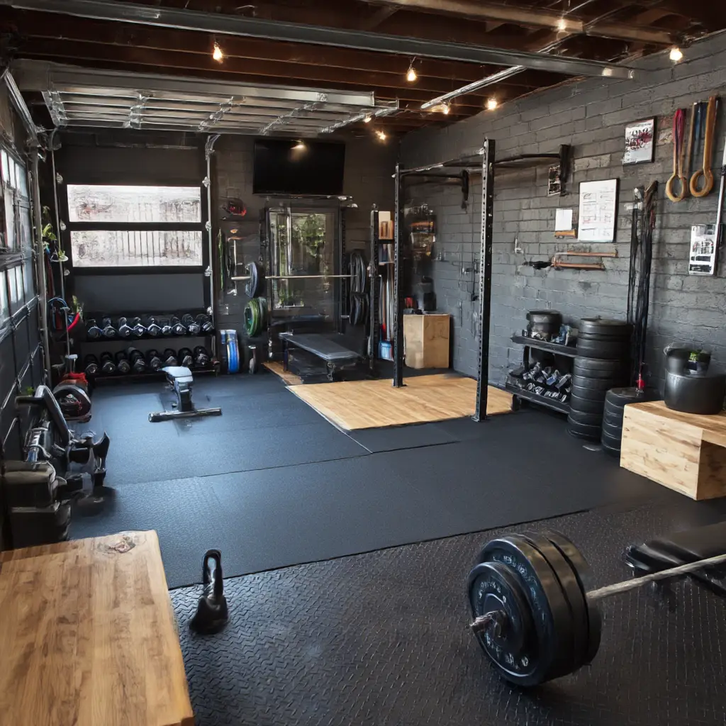 Garage gym design