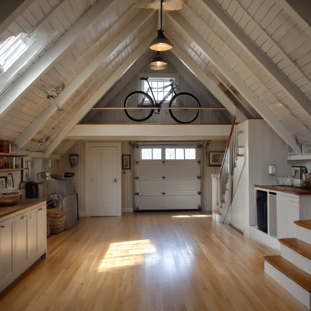 Garage with Attic or Loft Space