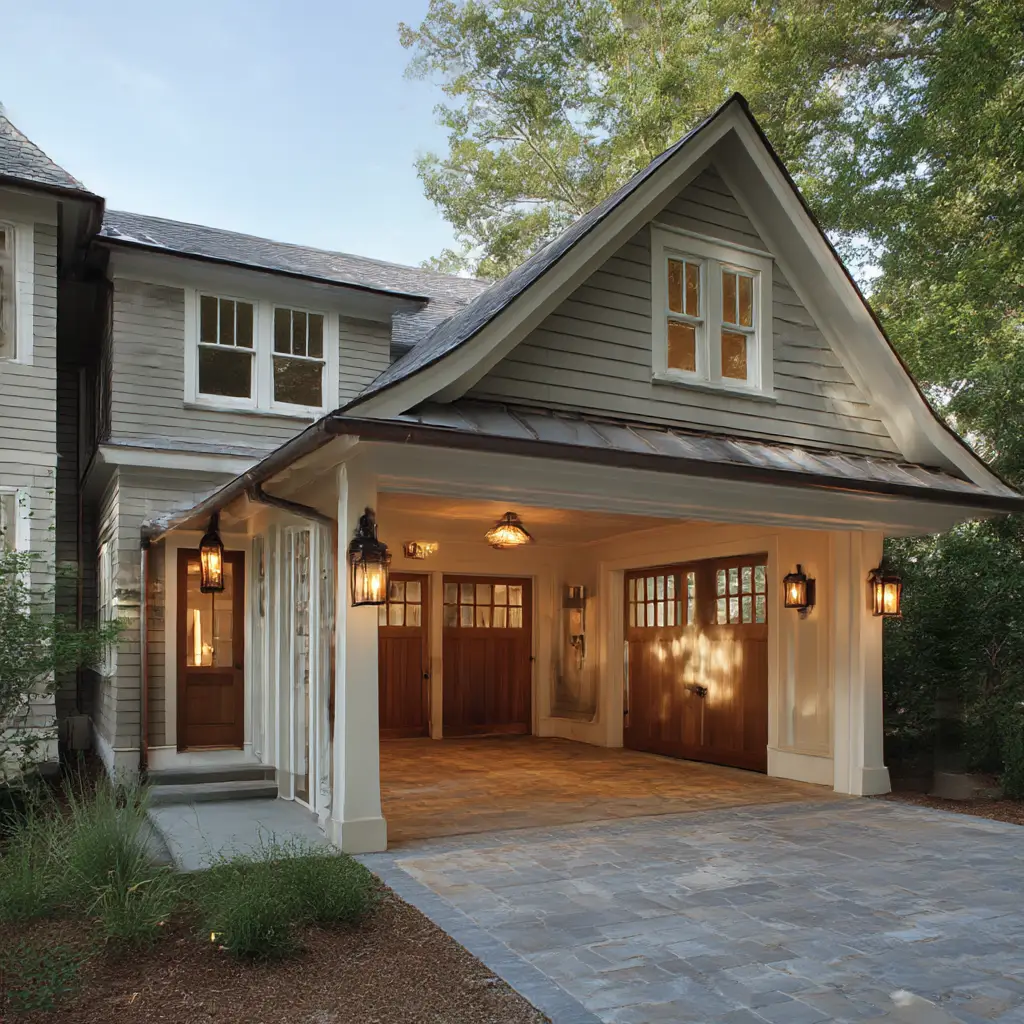 Garage with Breezeway Connection