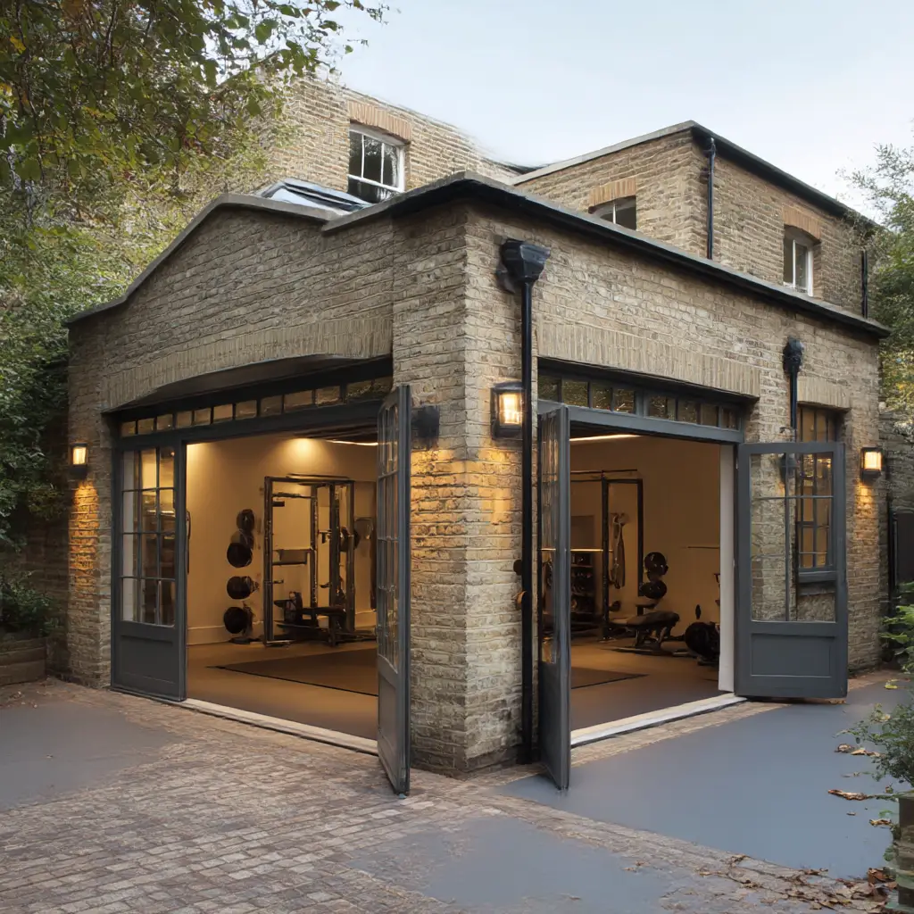 Garage with Gym Extension