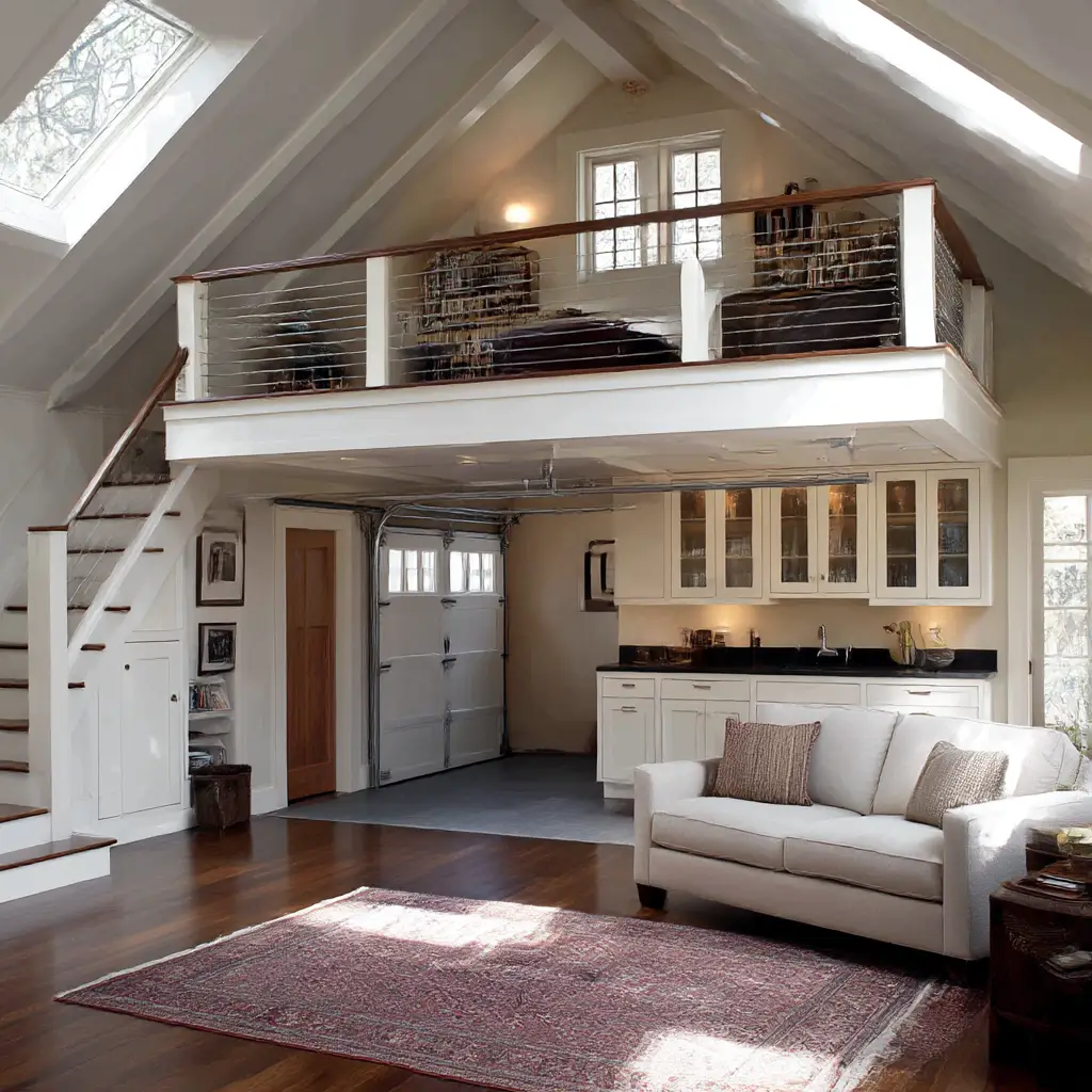 Garage with Living Space Above