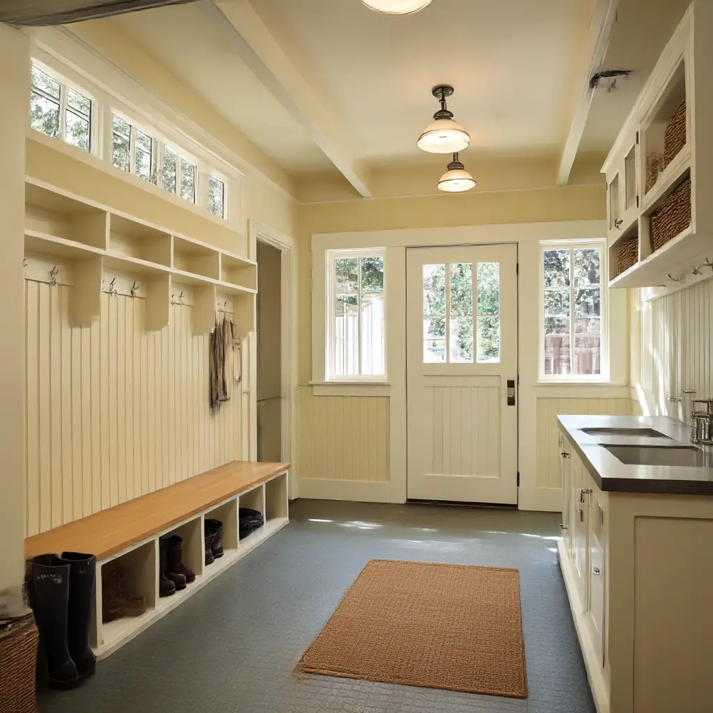 Garage with Mudroom Combo