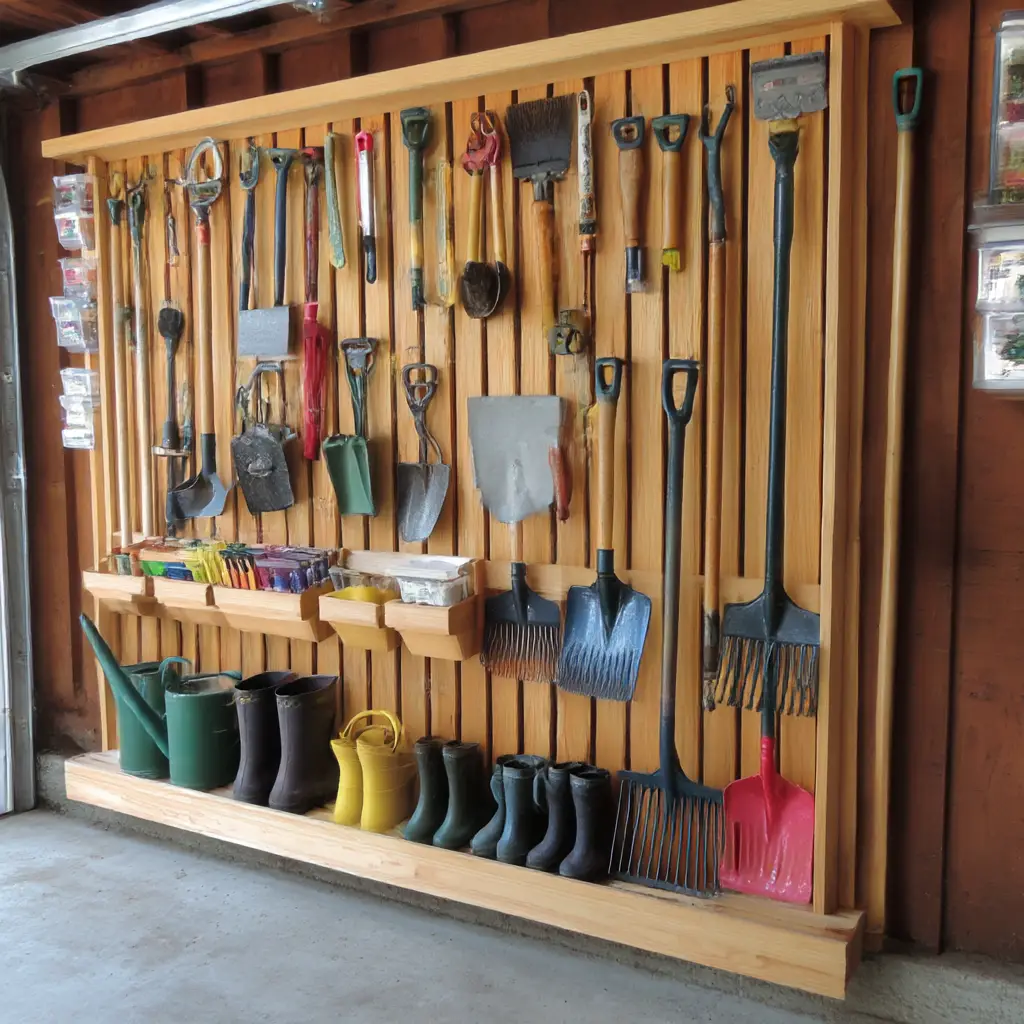 Garden tool rack