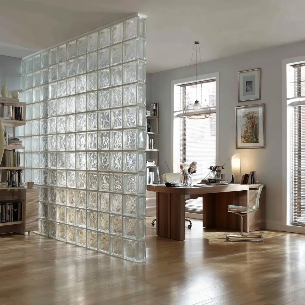 Glass Block Partition